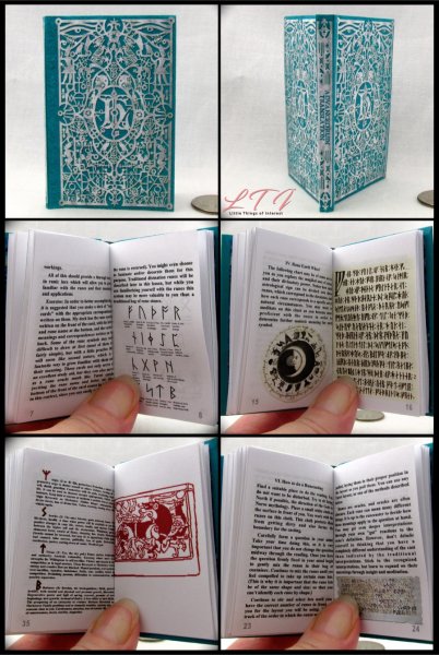 ADVANCED RUNE TRANSLATION Illustrated Readable One Fourth Miniature Scale Book