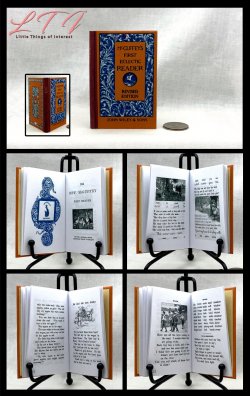 McGUFFEY 1st READER Illustrated Readable One Fourth Scale Miniature Book Little House On The Prairie Eclectic Readers Primer