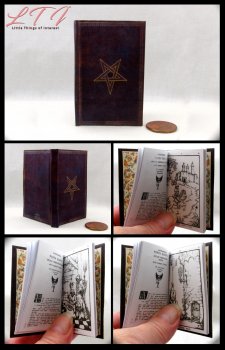 NOVEM PORTIS The Ninth Gate Illustrated Readable Miniature One Fourth Scale Book