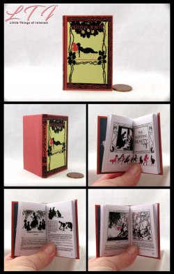 SLEEPING BEAUTY Illustrated Readable Miniature One Fourth Scale Book
