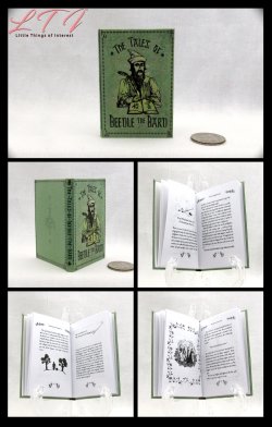 TALE OF BEEDLE THE BARD Illustrated Readable Miniature One Fourth Scale Book Harry Potter