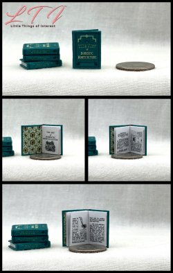 THE ART OF DOMESTIC HORTICULTURE Miniature One Inch Scale Readable Illustrated Book