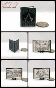ASSASSIN'S CREED CODEX Miniature One Inch Scale Illustrated Book