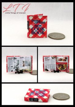 BETTER HOMES & GARDEN Cookbook Miniature 1/12 Scale Illustrated Book Kitchen