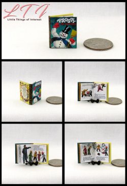 FROSTY THE SNOW MAN Illustrated Readable Miniature One Inch Scale Book
