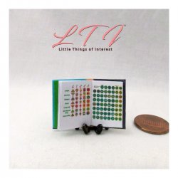 IRISH CROCHET 1:12 Scale Miniature Dollhouse Readable Illustrated Book