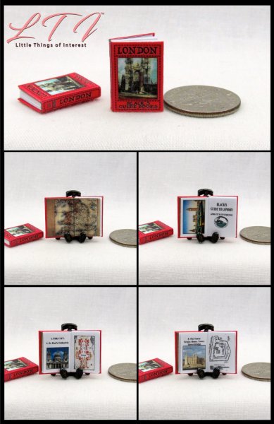 GUIDE TO LONDON Miniature One Inch Scale Illustrated Book