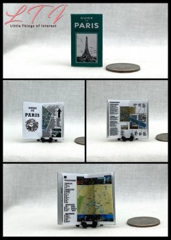 GUIDE BOOK TO PARIS FRANCE in Miniature One Inch Scale