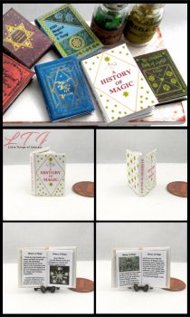 A HISTORY of MAGIC Miniature One Inch Scale Illustrated Readable Book Harry Potter