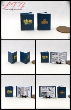 THE JUNGLE BOOK SET 2 Miniature One Inch Scale Readable Illustrated Books