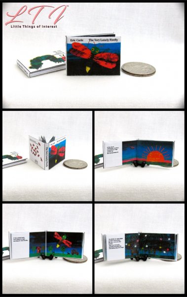 VERY LONELY FIREFLY Miniature 1/12 Scale Readable Illustrated Book