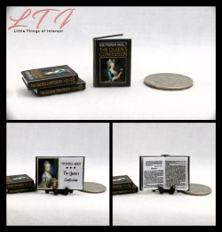 MARIE ANTOINETTE Miniature One Inch Scale Readable Book