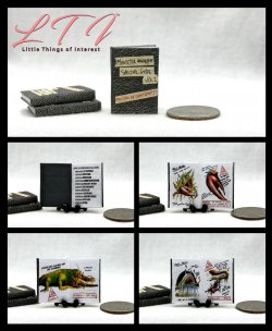 MONSTER APOCALYPSE SURVIVAL GUIDE Miniature 1/12 Scale Illustrated Book