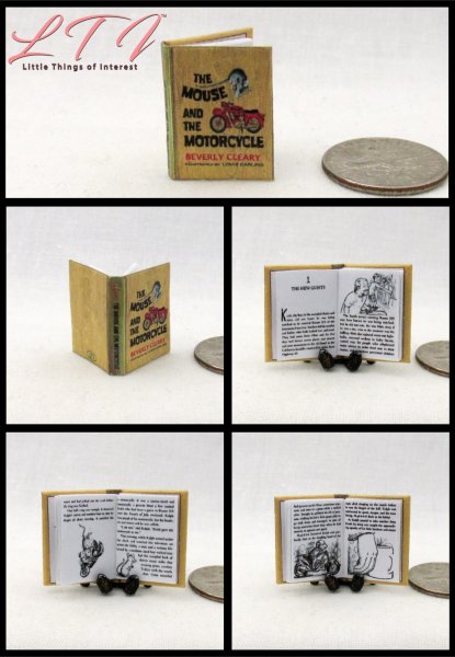 thumbnail image 2 of Little Things Of Interest Victorian Novel Miniature Books - 1:12 Scale, Set Of 4 Handmade Readables 2 of 6