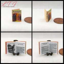 NANCY DREW MYSTERIES SET 3 Miniature One Inch Scale Readable Illustrated Books The Hidden Staircase Mystery at Lilac Inn The Secret of the Old Clock