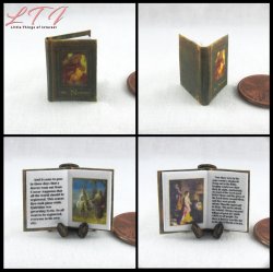 THE NATIVITY Miniature One Inch Scale Readable Illustrated Book