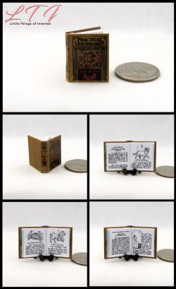 PRACTICAL ASTROLOGY Miniature One Inch Scale Illustrated Readable Book