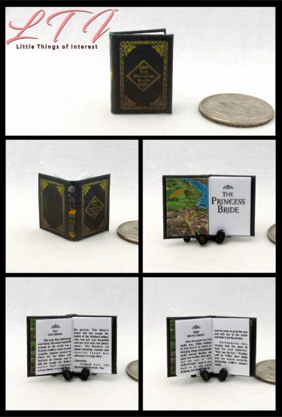 THE PRINCESS BRIDE Miniature 1/12 Scale Readable Book Fairy Tale