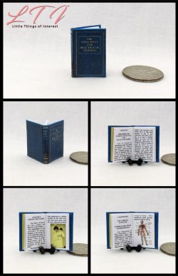 PRINCIPLES AND PRACTICE Of NURSING Miniature One Inch Scale Readable Medical Book