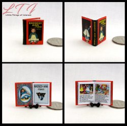 RAGGEDY ANN AND RAGGEDY ANDY STORIES SET 2 Miniature One Inch Scale Readable Illustrated Books