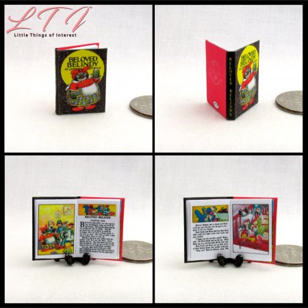 BELOVED BELINDY Miniature 1/12 Scale Readable Illustrated Book Raggedy Ann