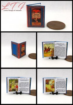 RUSSIAN FAIRY TALES Miniature One Inch Scale Illustrated Readable Book