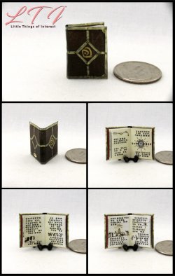 SHEPHERDS JOURNAL Miniature 1/12 Scale Illustrated Book Atlantis