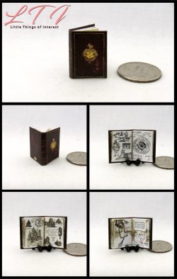 SIR FRANCES DRAKE'S Diary Miniature One Inch Scale Illustrated Book