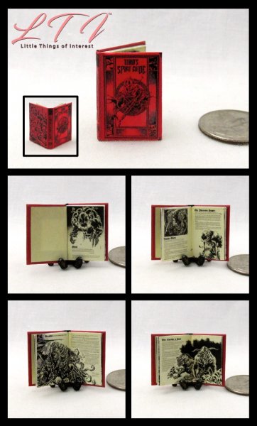 TOBIN SPIRIT GUIDE Miniature 1/12 Scale Illustrated Book Ghost Busters