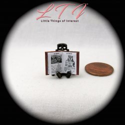 ALCHEMY Dollhouse Miniature Half Inch Scale Illustrated Book