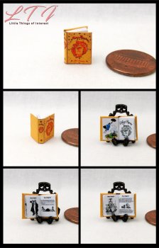 MARY POPPINS Miniature Half Inch Scale Illustrated Book