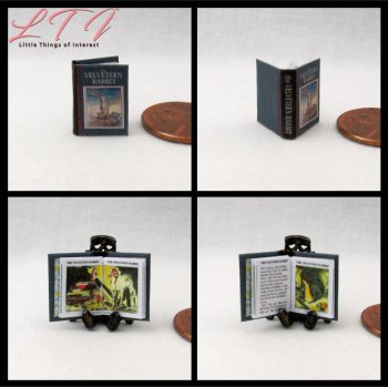 VELVETEEN RABBIT Dollhouse Miniature Half Inch Scale Illustrated Book