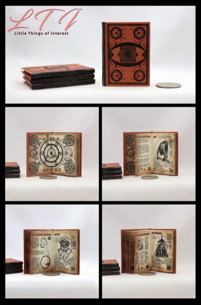 1:12 Scale Miniature Readable Book - 'Practical Astrology' - Handmade