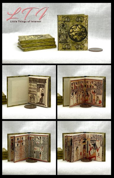 BOOK OF THE LIVING in Playscale Miniature Illustrated Book of Amun-Ra