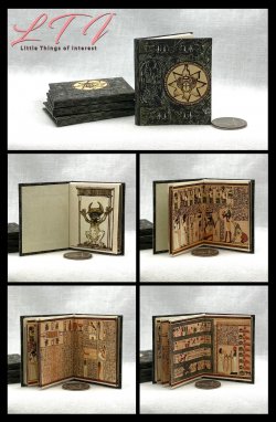 EGYPTIAN BOOK OF THE DEAD in Playscale Illustrated Miniature Book