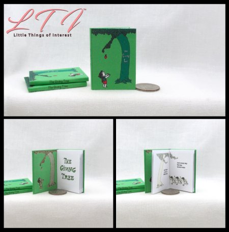 THE GIVING TREE Miniature Playscale Readable Illustrated 1/6 Scale Book