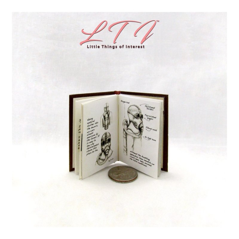 Little Things Of Interest 1:6 Scale Grimm Diary – Readable Illustrated Miniature Book For Dolls