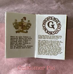 1:6 Scale GONE WITH THE WIND Miniature Playscale Readable Book