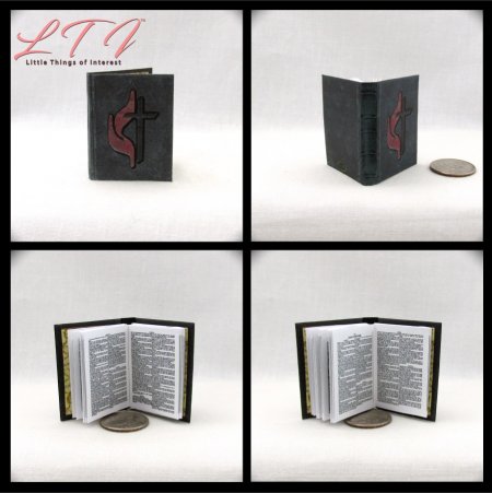 THE HOLY BIBLE Miniature Playscale Readable Illustrated Book