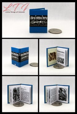 HORROR CLASSICS BOOK SET 3 Miniature Playscale Illustrated Readable Books Dracula Frankenstein DR Jekyll MR Hyde