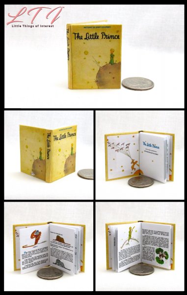 THE LITTLE PRINCE Miniature Playscale Readable Illustrated Book