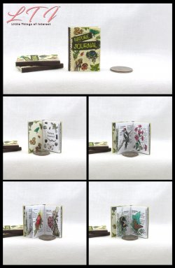 THE NATURE JOURNAL Miniature Playscale Readable Illustrated Book
