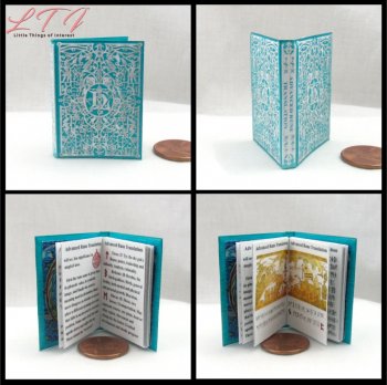 ADVANCED RUNE TRANSLATION MAGIC TEXTBOOK Miniature Playscale Readable Illustrated Book