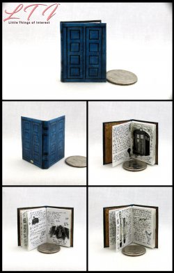 TARDIS JOURNAL RIVERSONG'S Miniature Playscale Readable Illustrated Book
