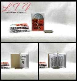 THE THORN BIRDS Miniature Playscale Readable 1/6 Scale Book