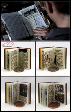 JOHN WINCHESTER'S JOURNAL Miniature Playscale Readable Illustrated Book