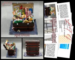 TOY CHEST Download Pdf and Construction Tutorial in Miniature One Inch Scale
