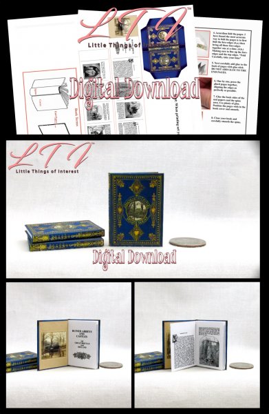 ABBEYS AND CASTLES Download Pdf Book and Construction Tutorial for Miniature Playscale Book