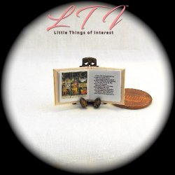 ABSURD ABC's Download Pdf Book and Construction Tutorial for Miniature One Inch Scale Book Walter Crane Clown Circus