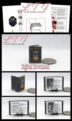 BEOWULF Download Pdf Book and Construction Tutorial for Miniature One Inch Scale Book